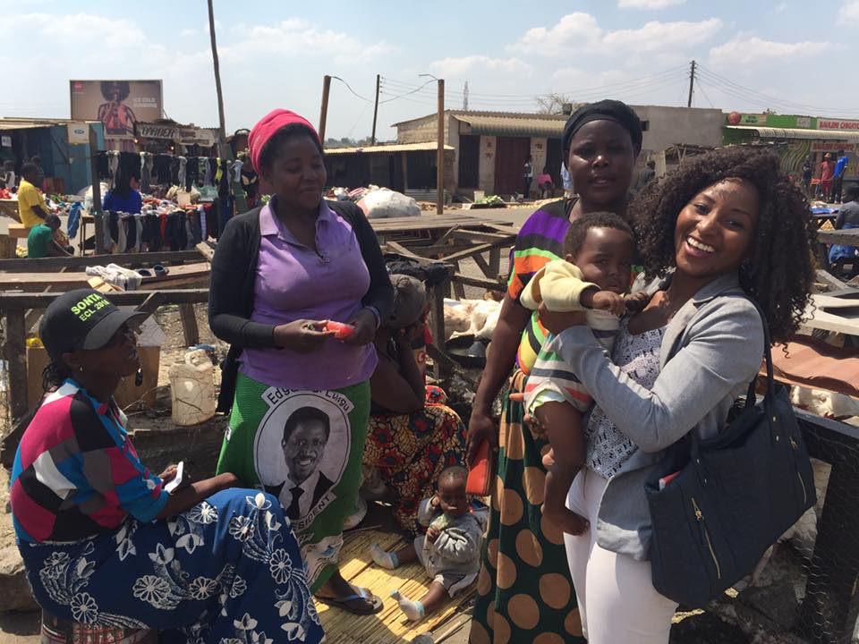 zanji with some women in Bauleni