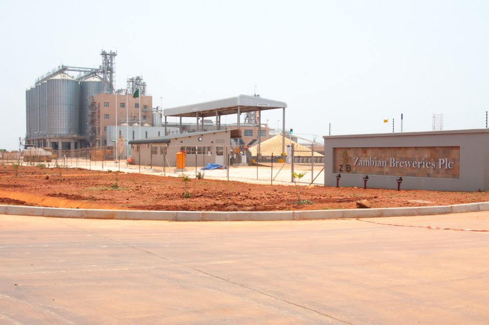 FILE: Committed to investment Zambian Breweries' US$32 million maltings plant nearing completion in the Lusaka-South Multi-Facility Economic Zone (MFEZ)