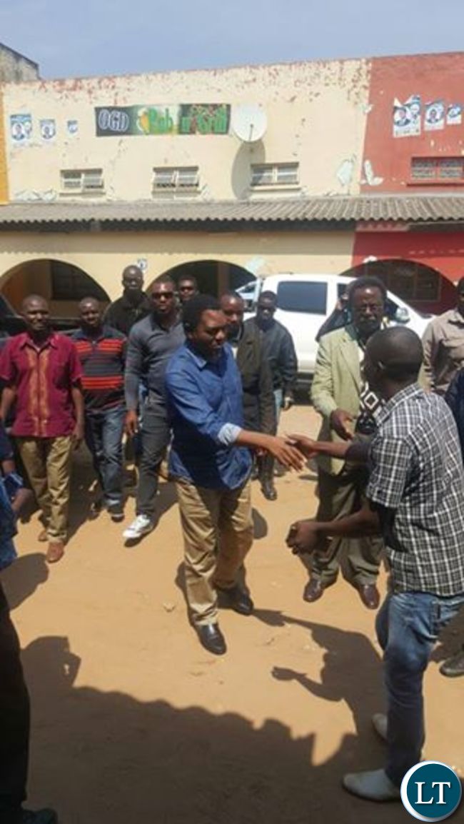 HH arrives in Luanshya this morning