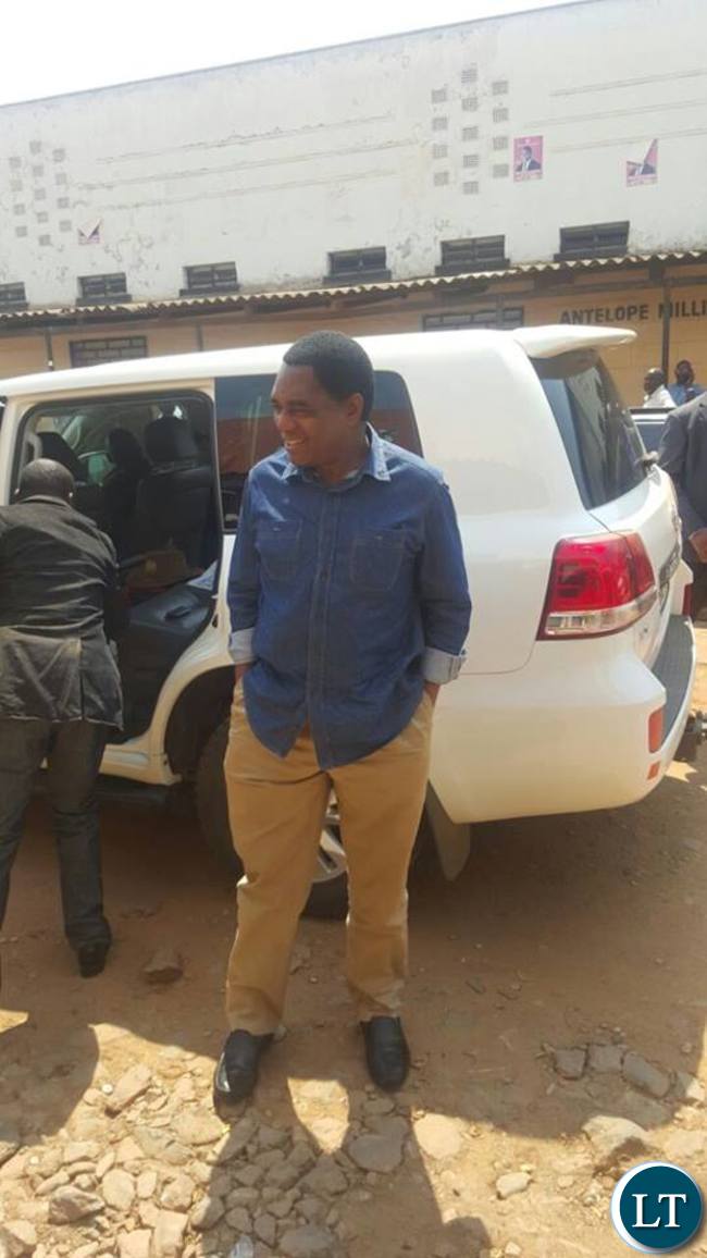 HH arrives in Luanshya this morning
