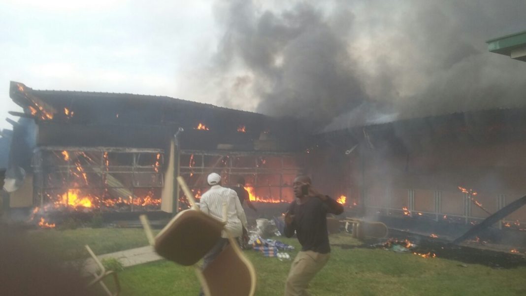 A cooker might have caused the fire that gutted Chilonga Mission Nursing