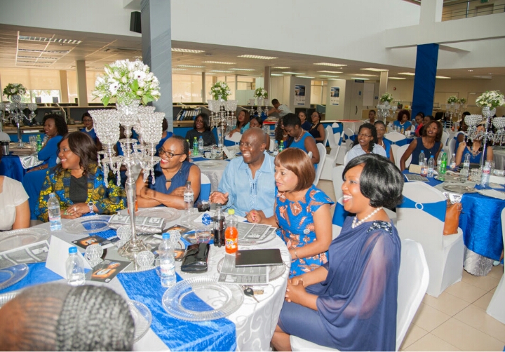 Minister of Gender Hon. Victoria Kalima and Stanbic CEO Charles Mudiwa at the Stanbic Bank Blue Diamonds conference.