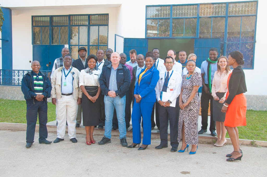 Proflight Zambia management and staff complete a workshop in their move towards world-class safety accreditation