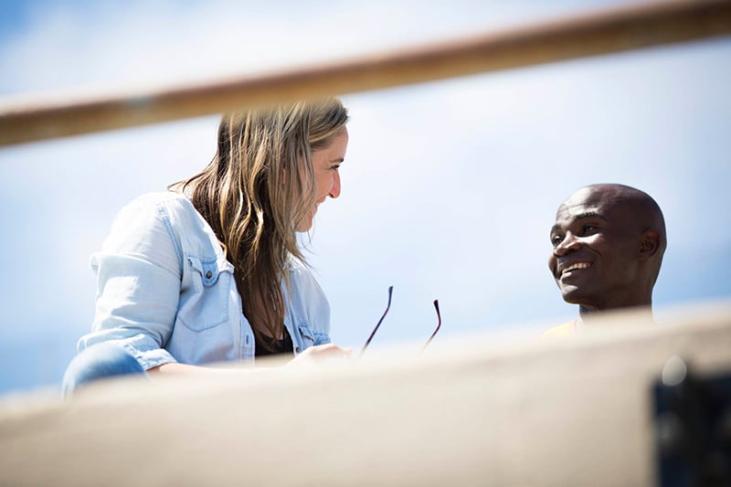 Ashley Avis and Prince Mumba