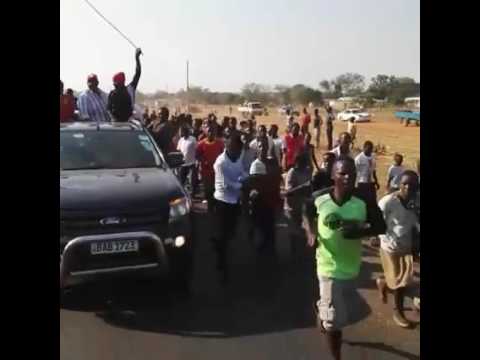 UPND Media reports that HH and GBM teargassed on their way to a funeral