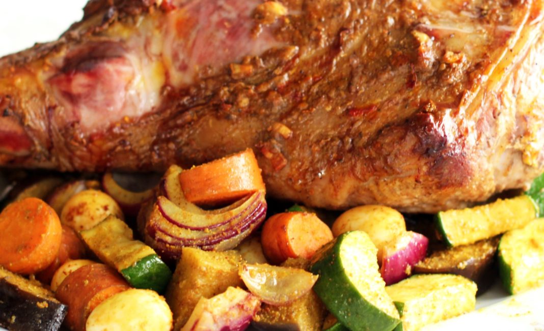 In The Kitchen With Kanta : Lamb with roasted vegetables
