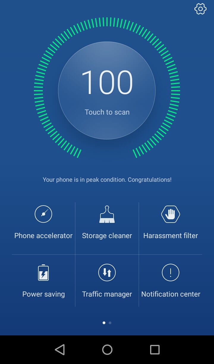 Huawei Y5 II phone manager app