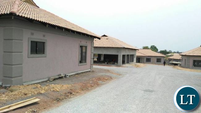 Part of the 200 Kambwili Estate Flats