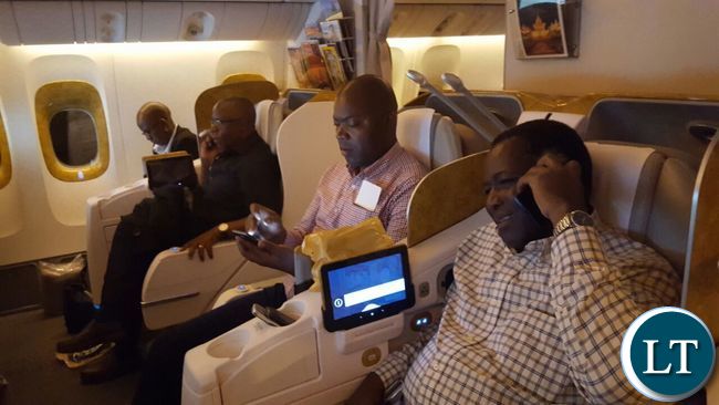 Provincial Ministers on board Emirates flight to attend a series of workshops on development