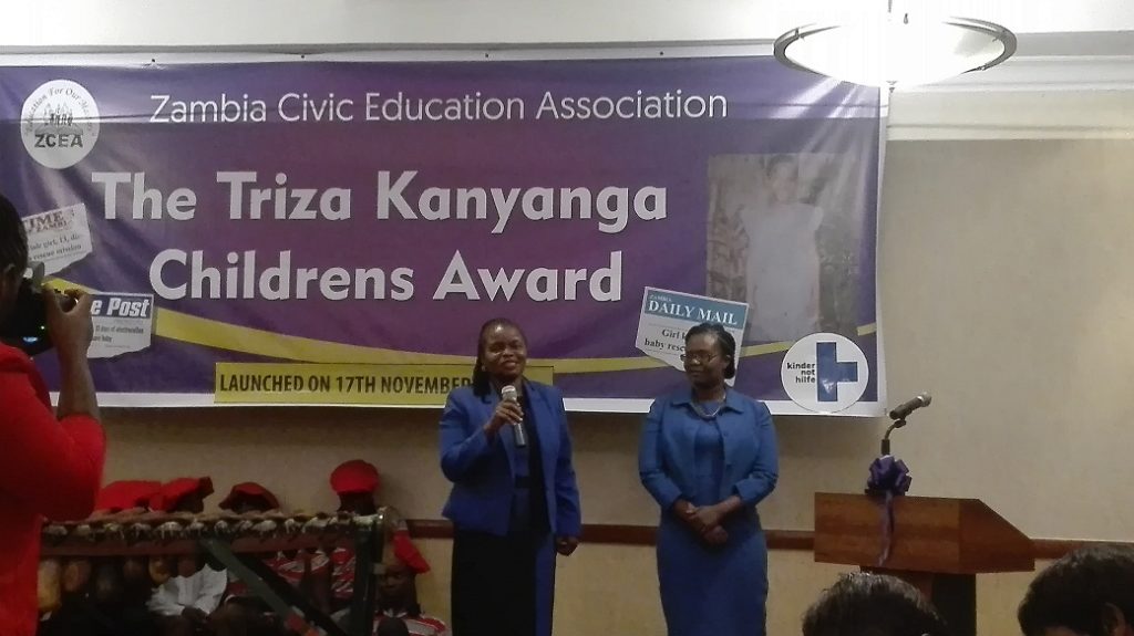 ZCEA executive director Judith Mulenga (right) LAZ president Linda Kasonde (left)