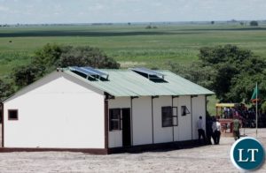 The just commissioned Mukukutu Health Post by Vice President Inonge Wina in Nalolo District of Western Province