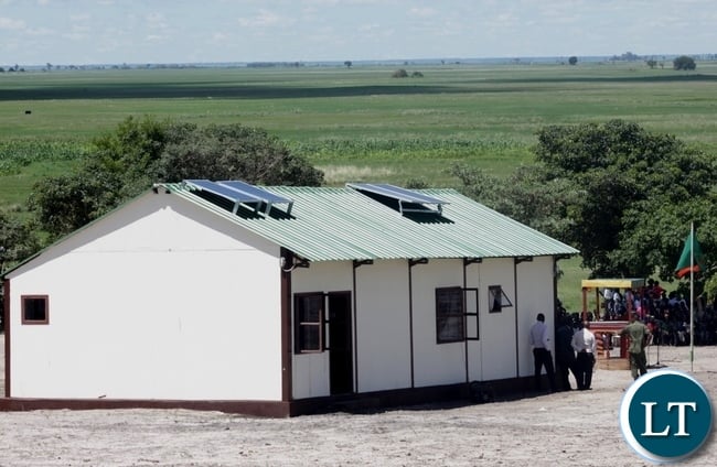 The just commissioned Mukukutu Health Post by Vice President Inonge Wina in Nalolo District of Western Province The just commissioned Mukukutu Health Post by Vice President Inonge Wina in Nalolo District of Western Province