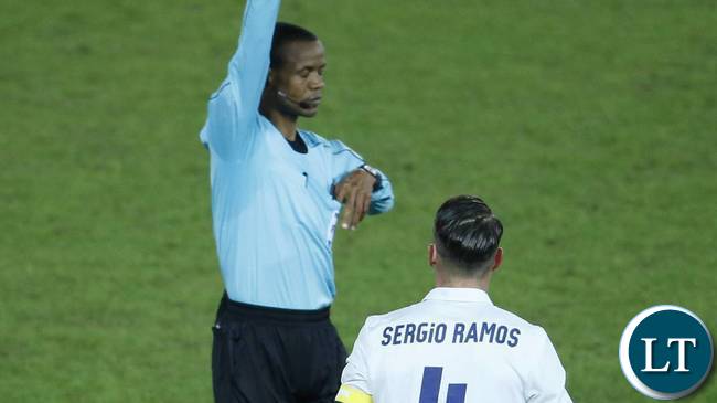 Kapri Mposhi FIFA Referee Janny Sikazwe officiating FIFA Club World Cup in Japan between Spanish giants Real Madrid and Kashima Antlers.