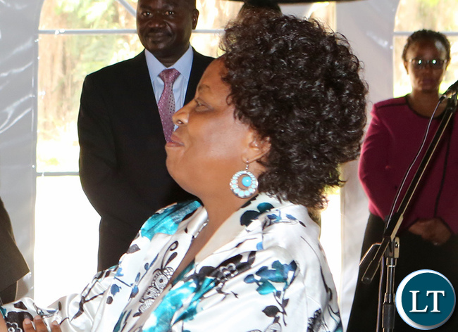 Labour and Social Security Minister Joyce Simukoko