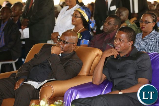 President Edgar Lungu at Reformed Church in Zambia Chipata ongregation during the Church Service on Sunday