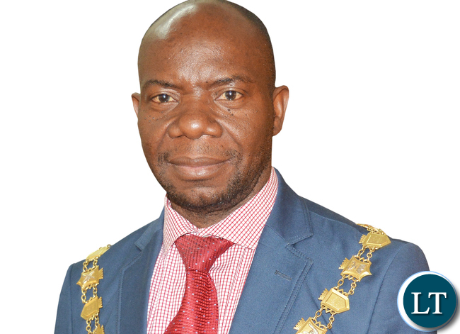 Lusaka Mayor His Worship Wilson Kalumba