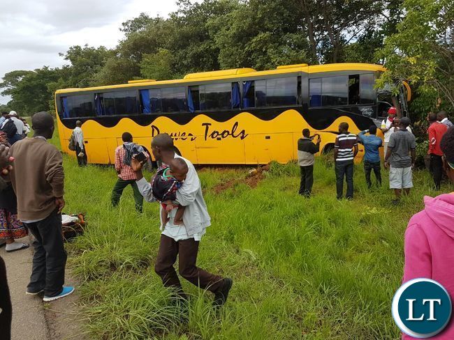 Passengers after they survived the accident