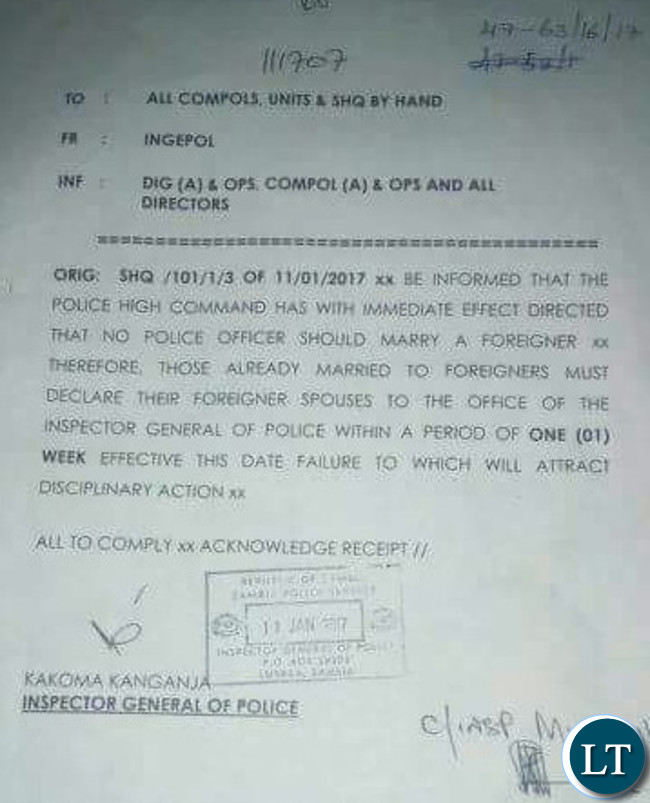 Police IG statement