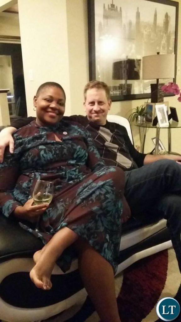 Princess Kasune Zulu with her husband David