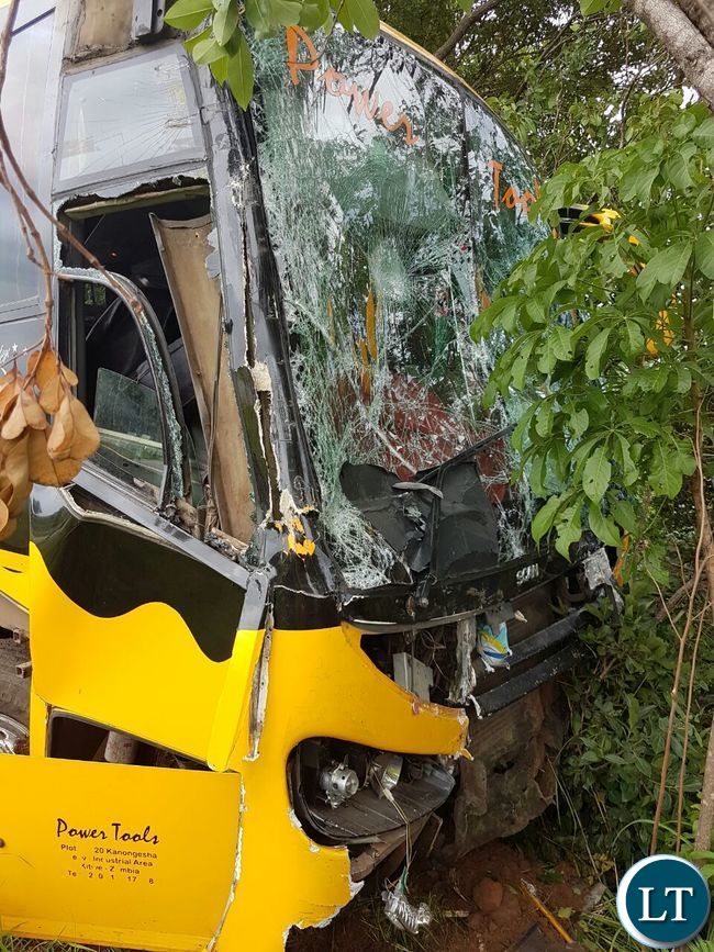 The Power Tools bus which was involved in the acident