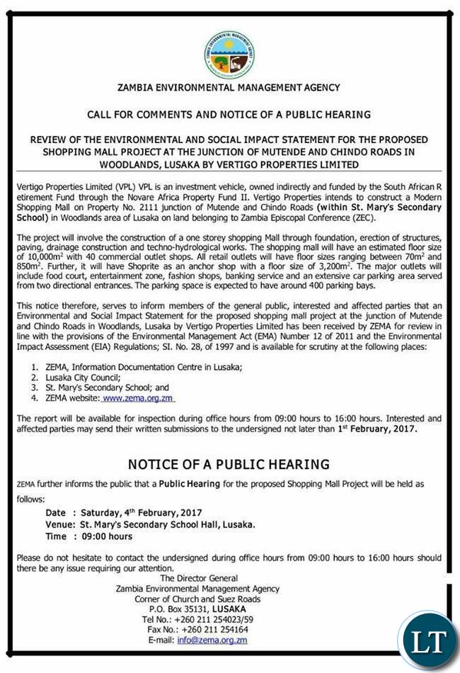 ZEMA Public Hearing