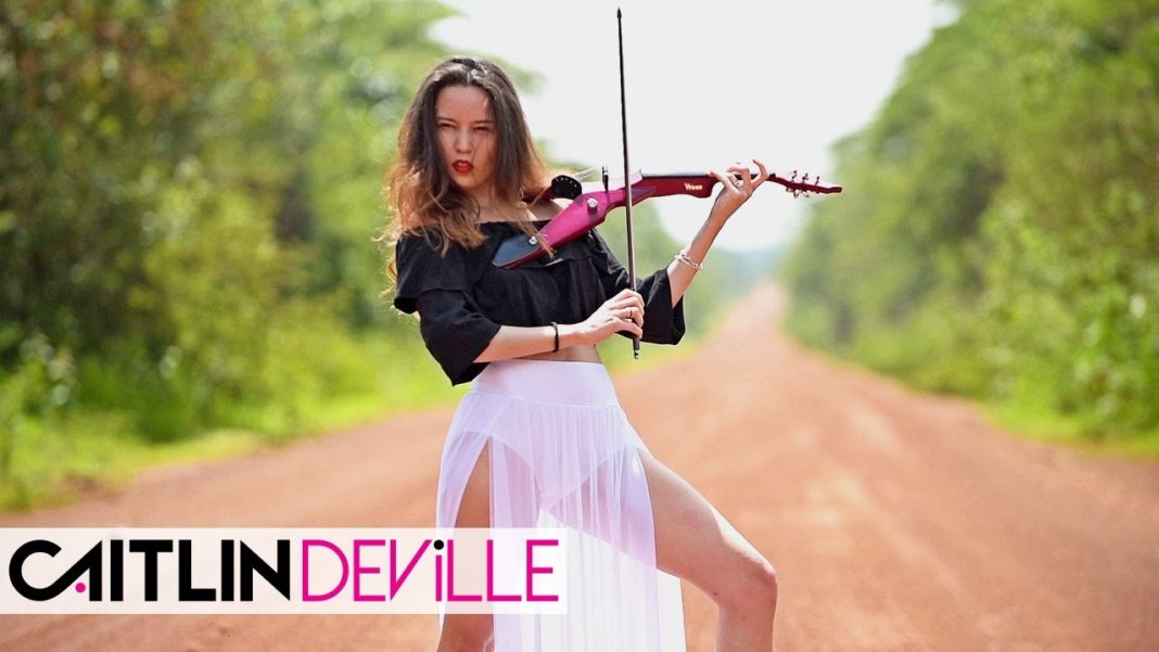 violinist , Caitlin De Ville , releases electric violin cover of “Rockabye”