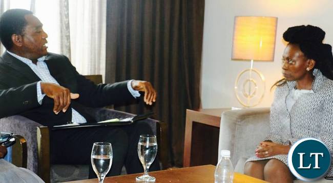 HH in deep conversation with Commonwealth Deputy Secretary General-Political, Dr. Josephine Ojiambo