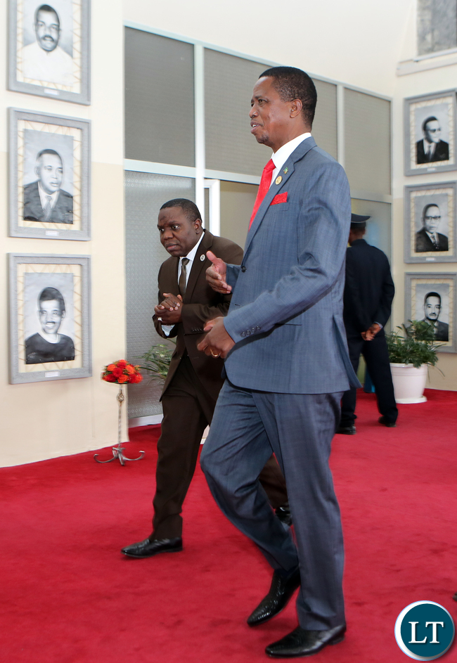 President Edgar Lungu departs Addis Ababa Ethiopia at the End of AU Summit - Pictures Eddie Mwanaleza/Statehouse.
