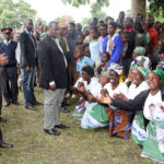 President Lungu arrive AT LUNGA District 8398