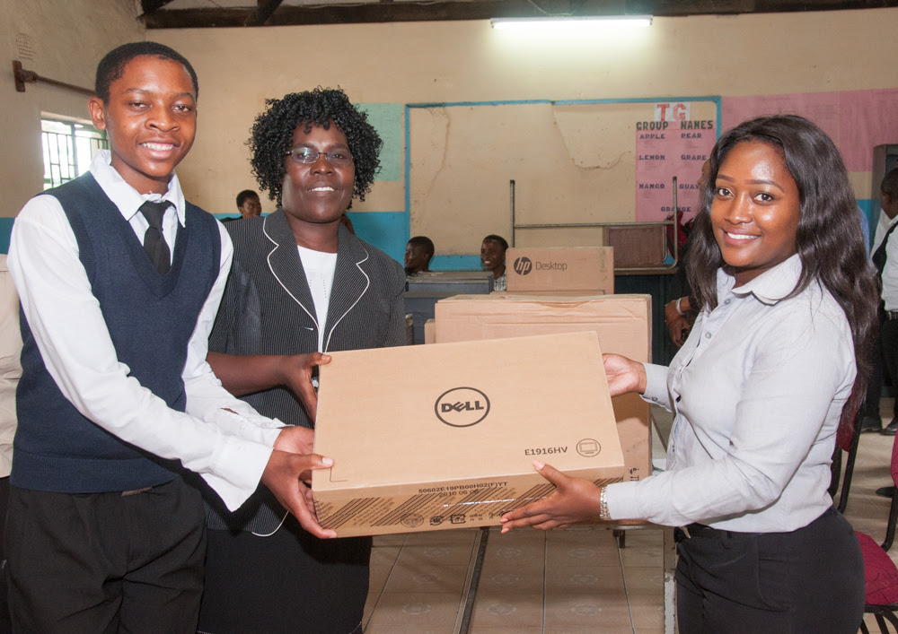 Zambian Breweries donates computers to Lusaka Schools