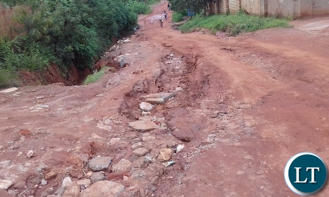 A road in Solwezi