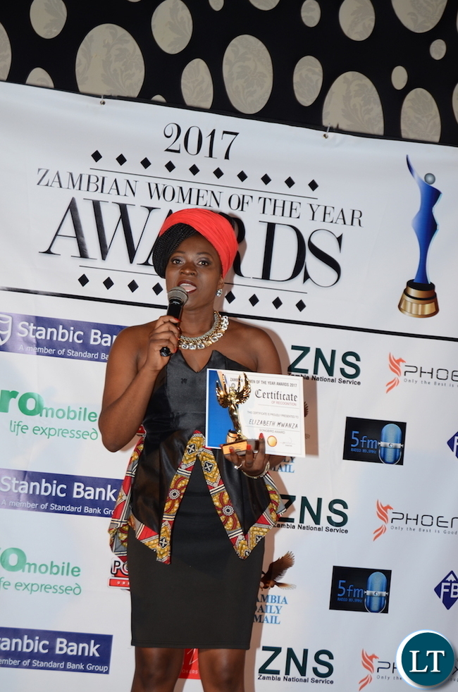 Elizabeth Mwanza -SongBird Award11
