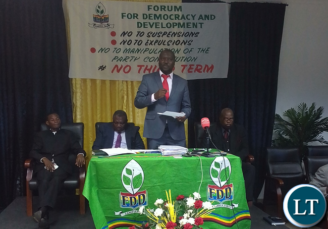 Save FDD committee national coordinator Lawrence Mwelwa