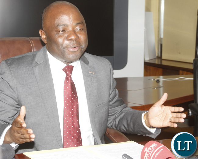 Home Affairs Minister Stephen Kampyongo