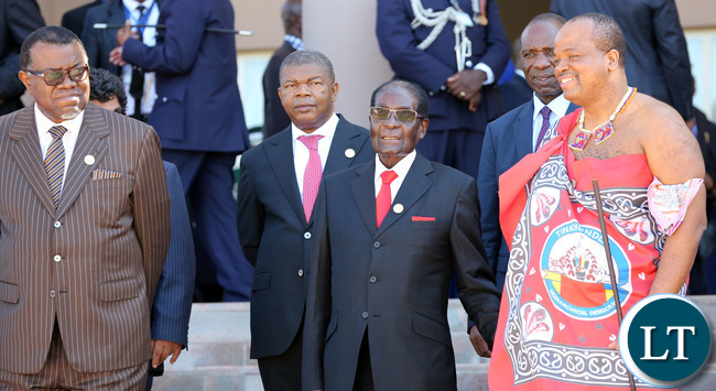 Namibia, Zimbabwe and Swaziland Leaders at SADC Summit
