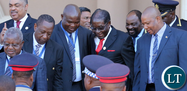 President Robert Mugabe at the SADC Summit 