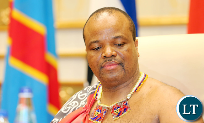 SADC Chairman His Majesty King Mswati 111at the Opening Session of SADC Summit