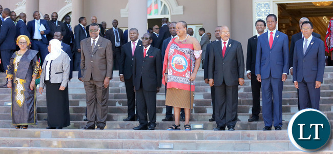SADC leaders take group Photo