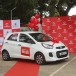 The grand prize in Vodafone’s BIG 50 promotion, a brand new KIA Picanto.