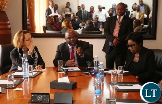 Home Affairs Minister Stephen Kampyongo