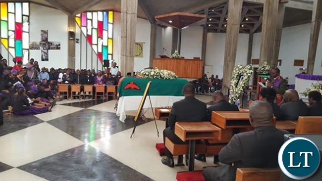 Funeral Service of the Late Regina Chiluba