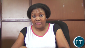 DEC Public Relations Officer Theresa Katongo