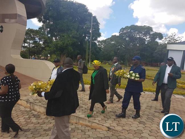 Visiting Delegates from South African’s ruling Party, the African National Congress Youth League (ANC) and Zimbabwe African National Union Patriotic Front (ZANU-PF) Visiting Presidential Memorial Park