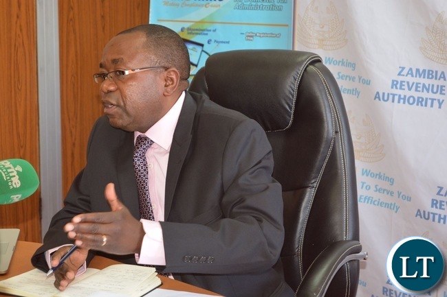 ZRA Commissioner General Kingsley Chanda