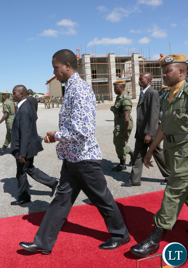 President Lungu Leaves for Northern Province