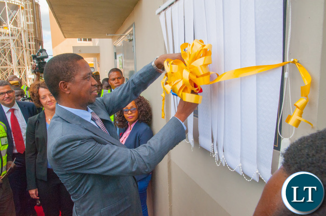 President Edgar Chagwa Lungu officially commissions Zambian Breweries' new US$33 million malting plant at the Lusaka South Multi-Facility Economic Zone (MFEZ). President Edgar Chagwa Lungu officially commissions Zambian Breweries' new US$33 million malting plant at the Lusaka South Multi-Facility Economic Zone (MFEZ).