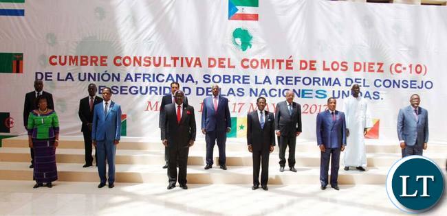 Heads of state at C10