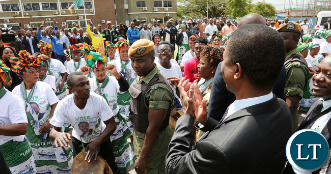 President Edgar Lungu at Kenneth Kaunda International Airport (KKIA) on his way to Durban, South Africa to attend the World Economic Forum on Africa 2017.Pictures By Eddie Mwanaleza/Statehouse.
