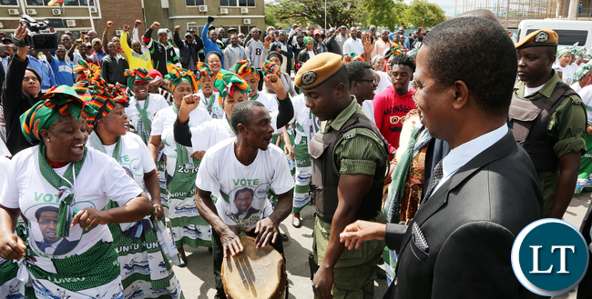 President Edgar Lungu at Kenneth Kaunda International Airport (KKIA) on his way to Durban, South Africa to attend the World Economic Forum on Africa 2017.Pictures By Eddie Mwanaleza/Statehouse.