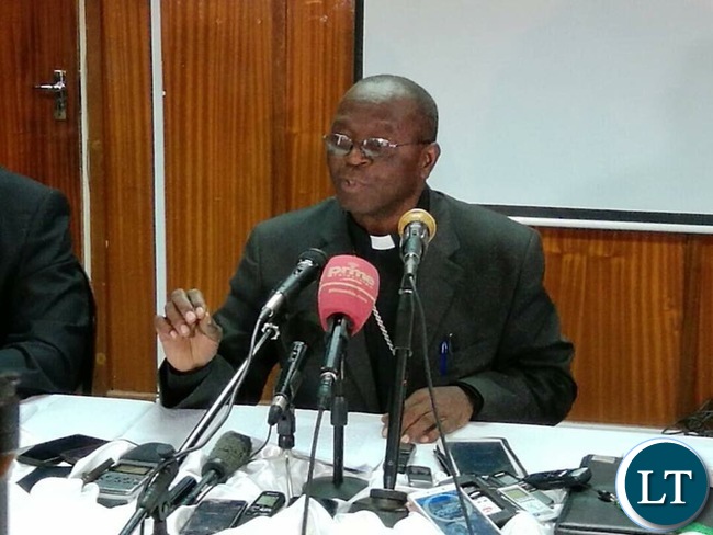Lusaka Catholic Archbishop Telesphore Mpundu
